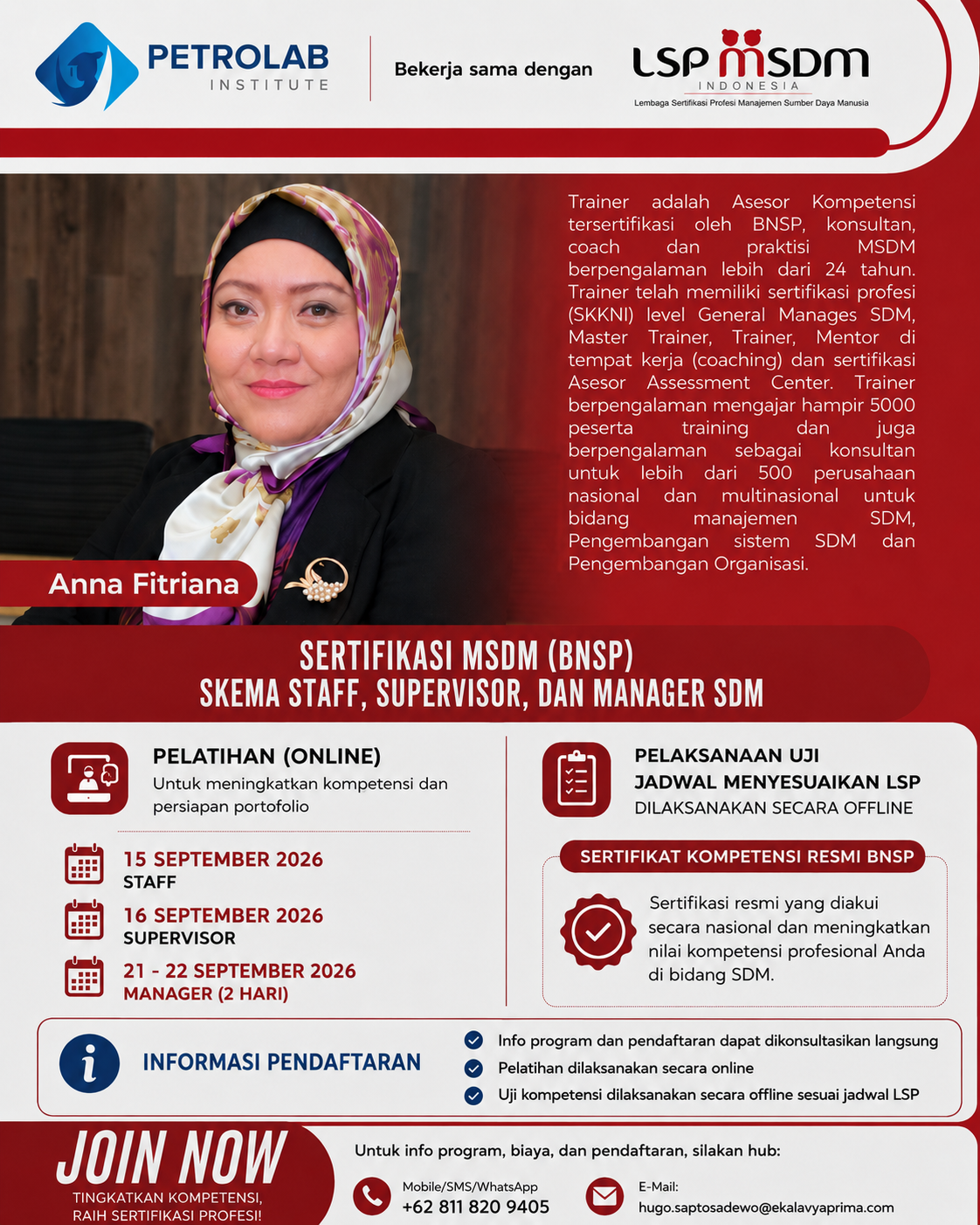 Sertifikasi MSDM BNSP